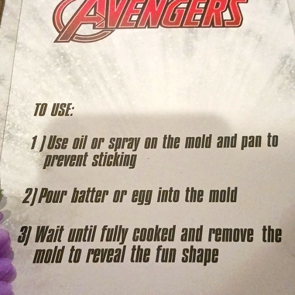 Marvel Avengers 2 Silicone Breakfast Molds - Picture 9 of 10